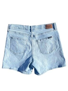 Calvin Klein mom jean shorts denim summer modest casual classic blue women’s 14